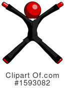 Red Design Mascot Clipart #1593082 by Leo Blanchette