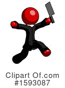Red Design Mascot Clipart #1593087 by Leo Blanchette