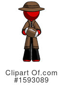 Red Design Mascot Clipart #1593089 by Leo Blanchette