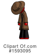 Red Design Mascot Clipart #1593095 by Leo Blanchette