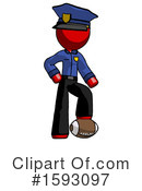 Red Design Mascot Clipart #1593097 by Leo Blanchette