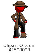 Red Design Mascot Clipart #1593098 by Leo Blanchette