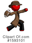 Red Design Mascot Clipart #1593101 by Leo Blanchette