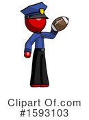 Red Design Mascot Clipart #1593103 by Leo Blanchette