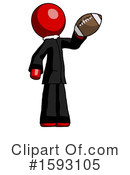 Red Design Mascot Clipart #1593105 by Leo Blanchette