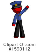 Red Design Mascot Clipart #1593112 by Leo Blanchette