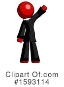 Red Design Mascot Clipart #1593114 by Leo Blanchette
