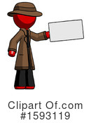 Red Design Mascot Clipart #1593119 by Leo Blanchette