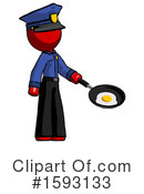 Red Design Mascot Clipart #1593133 by Leo Blanchette