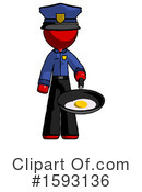 Red Design Mascot Clipart #1593136 by Leo Blanchette