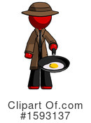 Red Design Mascot Clipart #1593137 by Leo Blanchette