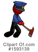 Red Design Mascot Clipart #1593139 by Leo Blanchette
