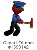 Red Design Mascot Clipart #1593142 by Leo Blanchette