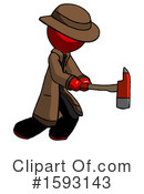 Red Design Mascot Clipart #1593143 by Leo Blanchette