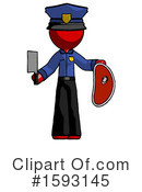Red Design Mascot Clipart #1593145 by Leo Blanchette