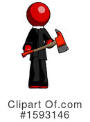 Red Design Mascot Clipart #1593146 by Leo Blanchette