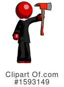 Red Design Mascot Clipart #1593149 by Leo Blanchette