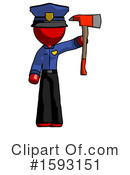 Red Design Mascot Clipart #1593151 by Leo Blanchette