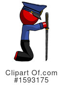 Red Design Mascot Clipart #1593175 by Leo Blanchette