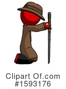 Red Design Mascot Clipart #1593176 by Leo Blanchette