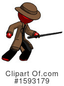 Red Design Mascot Clipart #1593179 by Leo Blanchette