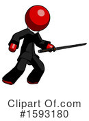 Red Design Mascot Clipart #1593180 by Leo Blanchette