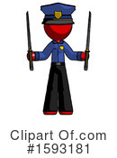 Red Design Mascot Clipart #1593181 by Leo Blanchette