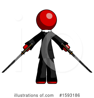 Royalty-Free (RF) Red Design Mascot Clipart Illustration by Leo Blanchette - Stock Sample #1593186