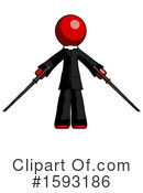 Red Design Mascot Clipart #1593186 by Leo Blanchette