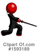 Red Design Mascot Clipart #1593189 by Leo Blanchette