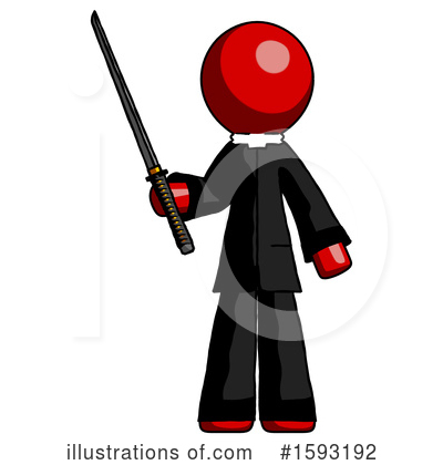 Royalty-Free (RF) Red Design Mascot Clipart Illustration by Leo Blanchette - Stock Sample #1593192