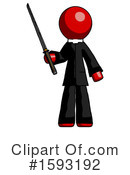 Red Design Mascot Clipart #1593192 by Leo Blanchette
