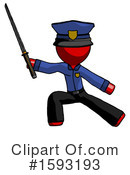 Red Design Mascot Clipart #1593193 by Leo Blanchette