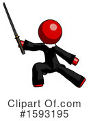Red Design Mascot Clipart #1593195 by Leo Blanchette
