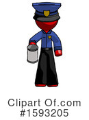 Red Design Mascot Clipart #1593205 by Leo Blanchette