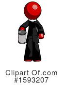 Red Design Mascot Clipart #1593207 by Leo Blanchette