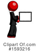 Red Design Mascot Clipart #1593216 by Leo Blanchette