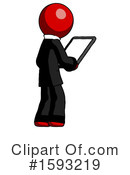 Red Design Mascot Clipart #1593219 by Leo Blanchette