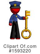 Red Design Mascot Clipart #1593220 by Leo Blanchette