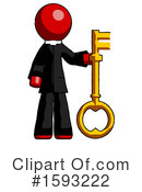 Red Design Mascot Clipart #1593222 by Leo Blanchette