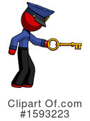 Red Design Mascot Clipart #1593223 by Leo Blanchette