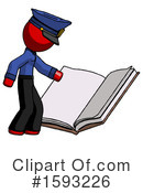 Red Design Mascot Clipart #1593226 by Leo Blanchette
