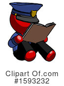 Red Design Mascot Clipart #1593232 by Leo Blanchette