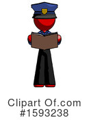 Red Design Mascot Clipart #1593238 by Leo Blanchette