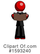 Red Design Mascot Clipart #1593240 by Leo Blanchette