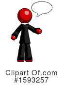Red Design Mascot Clipart #1593257 by Leo Blanchette