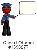 Red Design Mascot Clipart #1593277 by Leo Blanchette