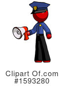 Red Design Mascot Clipart #1593280 by Leo Blanchette