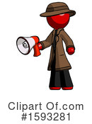 Red Design Mascot Clipart #1593281 by Leo Blanchette