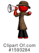Red Design Mascot Clipart #1593284 by Leo Blanchette